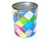 Wholesale promotional round coffee tin with lever lid supplier