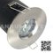 MR16 GU10 Aluminium Bathroom IP65 Fire Rated Downlight Fittings - Satin Nickel Color supplier