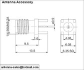 180 degree SMA antenna joint support for Architectural Engineering