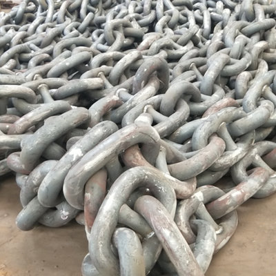 China Ship Used Black Painted Grade 3 Stud Link Anchor Chain With LR,BV,CCS,Nk,ABS supplier