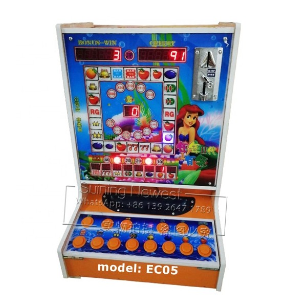 EC05 Earn Money Africa Popular Mario Fruit Game Machine Coin Operated Gambling Jackpot Casino Bonus Slot Machine
