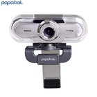 AUSDOM Papalook Hot Plug And Play Adjustable Manual Focus USB HD 1080P Webcam With Noise Cancelling Microphone for Skype