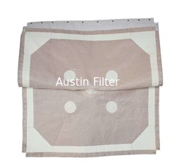 Temperature resistant polypropylene /polyester filter cloth for filter press