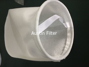 PE felt filter bag PE-100-P01S 100 micron with SS ring