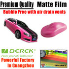 Matte Car Wraps Vinyl Film - Matte Red Car Wrapping Film