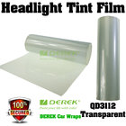 Car Headlight Tint Film 3 layers 0.3*10m/roll - Jet Black