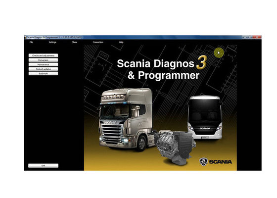 China Automobile Obd2 Bluetooth Scanner Software For SCANIA VCI2 / VCI3 Without USB Dongle supplier