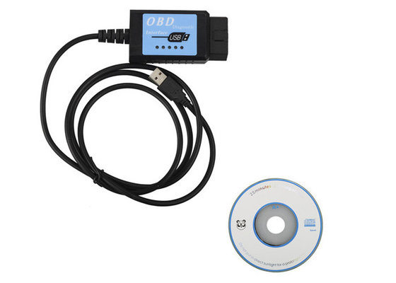 China USB V1.4 Plastic EOBD CANBUS Scanner ELM327 OBD2 Diagnostic Interface with FT232RL Chip Software V2.1 supplier