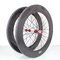 Perfect Chinese carbon wheel 88mm profile clincher 23mm width U shape cheap road bike