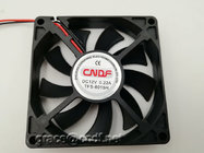 CNDF manufacturer production 80x80x15mm dc brushless cooling fan 2 pin 12VDC 24VDC  silent fan