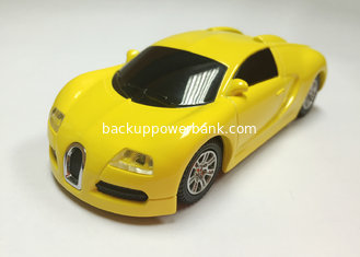 China 6000mAh Yellow Bugatti Car Shaped Power Bank For Smartphones supplier