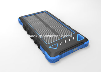 China A Grade Solar Panel Blue 8000mAh Rain-proof Solar Power Charger for Smartphones supplier