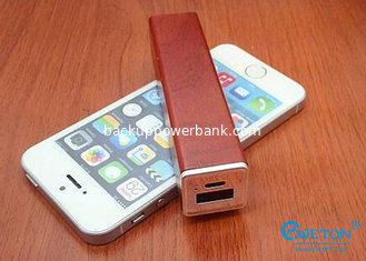 China Samsung / Sony PSP Smartphone Wooden Power Bank USB 18650 3000 mAh supplier