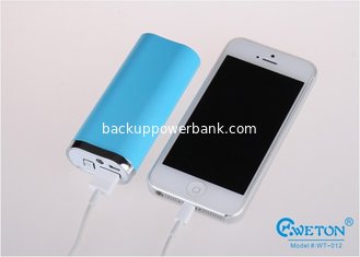 China Pocket Ipod / iphone Mobile Charging Backup Power Bank With Torch 6000mAh supplier