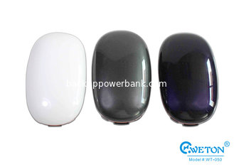 China Bean Shaped Mini Backup Power Bank 6000mAh for iPhones / Smartphones / Tablets supplier