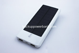 China Elegant 8000mAh Power Bank , Touch Control Dual USB Solar Power Bank For iphone6 supplier