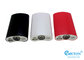 Promotional 6600mAh Gift Power Bank , Mobile Battery Backup Charger White Red Black supplier