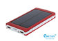 Rectangle 8000mAh Universal Solar Double USB Power Bank For Smartphone supplier