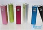 Fashion Red / Green Tablet PC Lipstick Power Bank With Torch 4400mAh supplier
