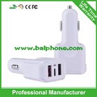 Fireproof Private new mould car charger type-C Quick car charger 2 USB 3 usb car charger