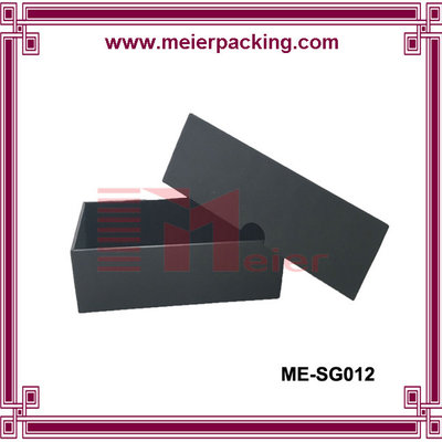 China Black lip and bottom paper packaging box, custom handmade sunglass paper box ME-SG012 supplier