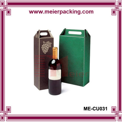 China Quality Corrugated Cardboard Paper Wine Boxes for Sale ME-CU031 supplier