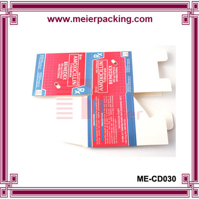 China Foldable China Medicine Paper Box Pill Box ME-CD030 supplier