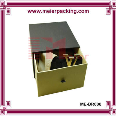 China Drawer Paper Box for Leather Belt/gift packaging slide drawer boxes/ Slide Drawer Clothing Box ME-DR006 supplier