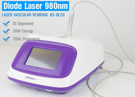 China Vein Vascular removal equipment diode laser 980nm spider vein removal machine supplier