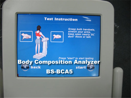China Segmented Body Composition Analyzer / Fat Percentage Monitor For Clinic Human Healthy Test supplier