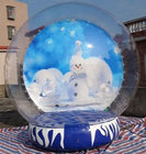Christmas Decoration inflatable snow globe photo booth transparent bubble tent