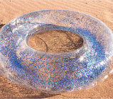 2023 colorful PVC Inflatable glitter Swimming Ring