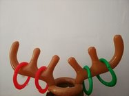 Christmas Toy Children Kids Inflatable Santa Funny Antler Hat Ring Toss Christmas Holiday Party