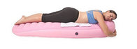 Custom size PVC flocking inflatable pregnancy air mattress