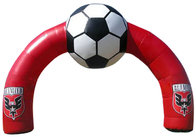 Red Inflatable Football Entrance Arch for special time advertising