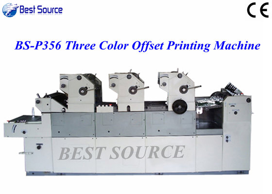 High Speed Three Color Offset Printing Machine