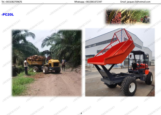 China Oil Palm Truck Palm Carrier Agricultural Loader Palm dumper Palm Tipper PC20 supplier