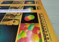 A3 Smart Card PVC Sheets Digital Printing Golden Printable For Plastic Card Production