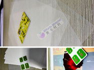 Excellent Tensile Strength PC Plastic Sheet 0.04-0.10mm Overlay Film Suitable for Laser Engraving