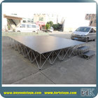 Non-slip mobile stage small event stage dj stage hot sale with aluminum foldable risers