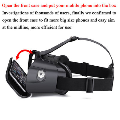 China 2016 Newest VR Box Virtual Reality 3D Glasses for 4.0 - 6.0 Inches Mobile Phones supplier