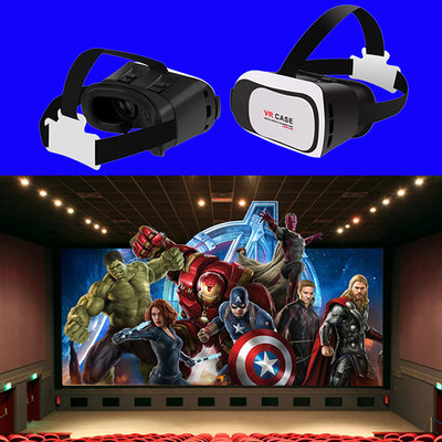 China Plastic VR Box 3D VR Glasses Virtual Reality Headset for Smartphone Manufacturer supplier