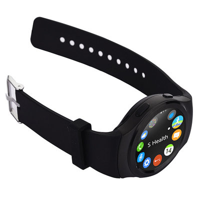 China Samsung S2 Fashion Shape 1.3-Inch 240 x 240 Pixels High Definition IPS Round-shaped Screen Smart Watch Phone supplier