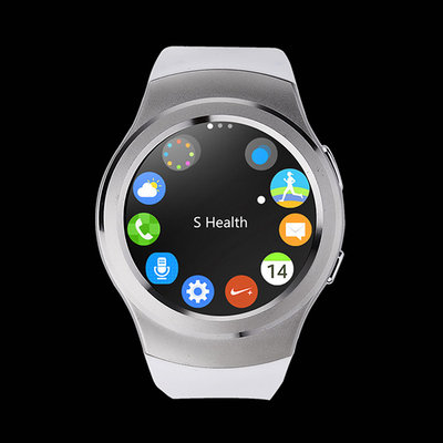 China Samsung S2 Shape 1.3 Inches 240 x 240 Pixels High Definition IPS Round-shaped Screen Smart Watch Phone supplier