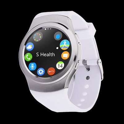 China Samsung S2 Shape 1.3-Inch 240 x 240 Pixels High Definition IPS Round-shaped Screen Smart Watch Phone supplier