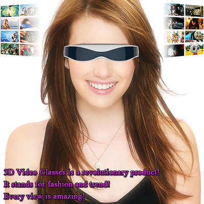China A8/1GB/8GB 98&quot; Virtual Reality 1080P High Definition 16:9 Aspect Ratio Virtual Screen Display 3D Video Glasses supplier