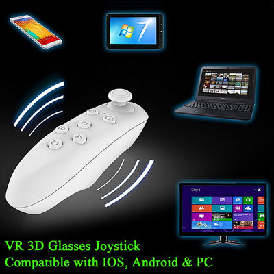 China Smart Mobile Phone Selfies Controller, VR 3D Glasses Bluetooth Remote Controller, VR Box, VR Case Joystick supplier