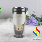 New Premium Products Double wall Stainless Steel Carabiner Travel Mug