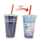 Reusable Personalized Wholesale 22oz Double Wall BPA Free Plastic Juice Cup