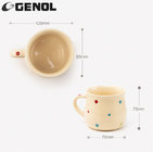 Colorful Custom Promotional Cheap Logo Printed Ceramic Mug With Spoon Wholesale In Stock